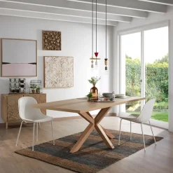 Eettafel Argo Eikenlook, kleur Naturel