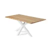 Eettafel Argo kleur Wit/Eiken