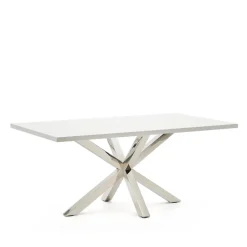 Eettafel Argo Melamine, 180 x 100cm, kleur Wit