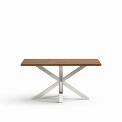 Eettafel Argo Verouderd Eikenfineer, 160 x 90cm