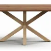 Eettafel Argo Verouderd Eikenfineer, 220 x 100cm, kleur Naturel