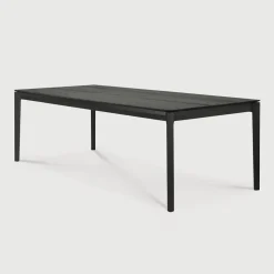 Eettafel Bok Gevernist Eikenhout, kleur Zwart
