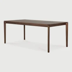 Eettafel Bok Gevernist Teakhout, kleur Bruin