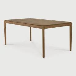 Eettafel Bok Ruw Teakhout, kleur Bruin