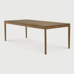 Eettafel Bok Ruw Teakhout, kleur Bruin