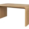 Eettafel Brave Eiken en rubberhout, 160 x 80cm