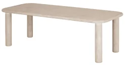 Eettafel Clio Mortex, kleur Zand
