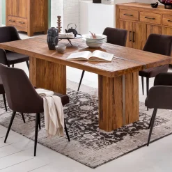 Eettafel Davetta Teakhout en ijzer