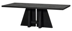 Eettafel Kean Mangohout, kleur zwart