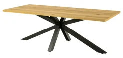 Eettafel Line Eiken, 220 x 90cm