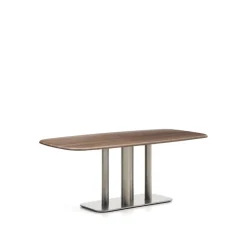 Eettafel Melvar Walnootfineer