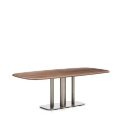 Eettafel Melvar Walnootfineer