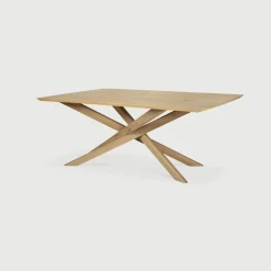 Eettafel Mikado Geolied Eikenhout, kleur Naturel