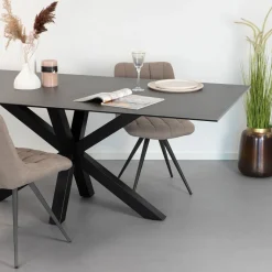 Eettafel Parker Keramiek, kleur Zwart