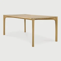 Eettafel PI Geolied Eikenhout, kleur Naturel