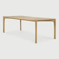 Eettafel PI Geolied Eikenhout, kleur Naturel