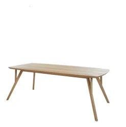 Eettafel Quenza Mangohout, 200 x 100cm, kleur Naturel