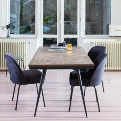 Eettafel Rhombic Teakhout