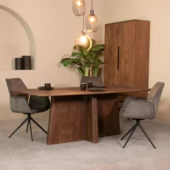 Eettafel Scott Espresso Mangohout