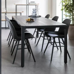 Eettafel Storm Essenhout, kleur Zwart
