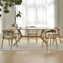 Eettafel X Geolied Eikenhout, kleur Naturel