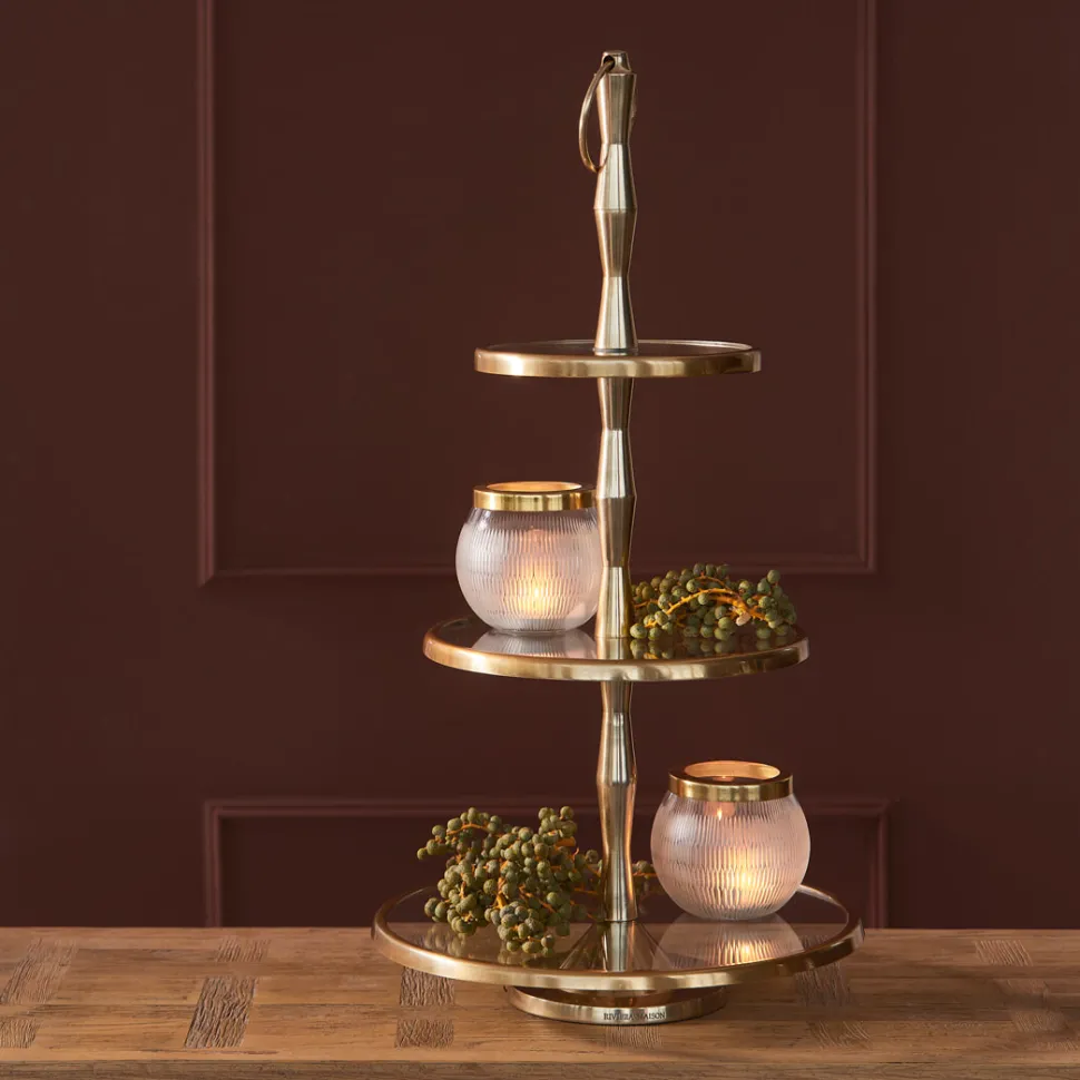Etagère Belfaux 69cm hoog, kleur Goud