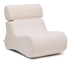 Fauteuil Club Bouclé, kleur Naturel