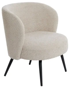 Fauteuil Dieyda Bouclé