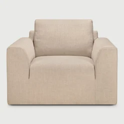 Fauteuil Ease Structuurstof, kleur Leche