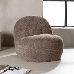 Fauteuil Hadiyah Bouclé