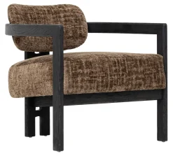 Fauteuil Kelly Chenille, kleur Zwart