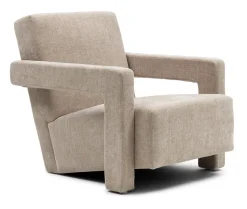 Fauteuil Messina Weave stof, kleur Soft Walnut