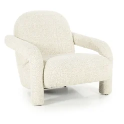 Fauteuil Monica Grove Bouclé