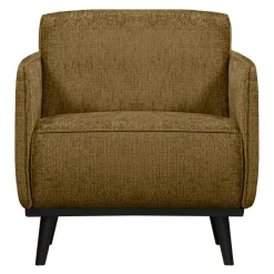 Fauteuil Statement Met Armleuning, Structure Velvet, kleur Brass