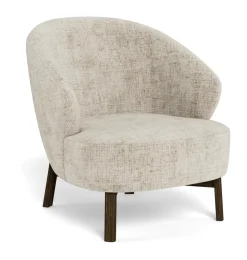 Fauteuil Zenas Chenille, kleur Beige