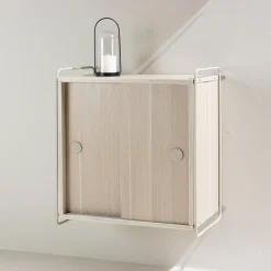 Hangende Opbergkast Marketta 68 x 60cm, kleur Whitewash