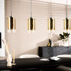 Hanglamp Annabelle Glas, kleur Goud