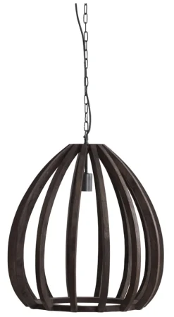 Hanglamp Barsia Mangohout, 50cm, kleur Donkerbruin