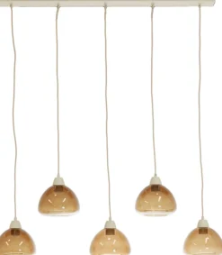 Hanglamp Bisho kleur Bruin