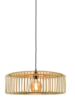 Hanglamp Bromo Rond, Bamboe
