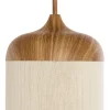 Hanglamp Dania Houtlook en touw, kleur Naturel