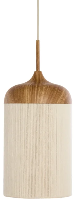 Hanglamp Dania Houtlook en touw, kleur Naturel