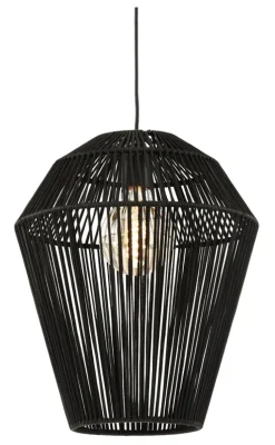 Hanglamp Deya Langwerpig, kleur Mat Zwart
