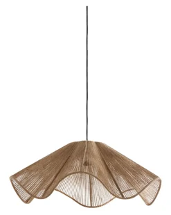 Hanglamp Fodara Jute, kleur Naturel