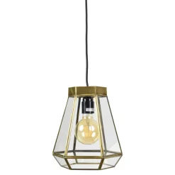 Hanglamp Geo2 20cm, kleur Brass Antique