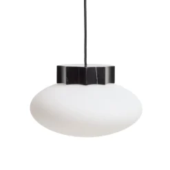Hanglamp Idela Glas en marmer, Ø26cm