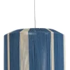 Hanglamp Kozana kleur Blauw/Crème