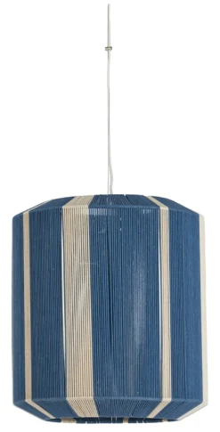 Hanglamp Kozana kleur Blauw/Crème