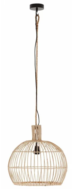 Hanglamp Las Salinas Rotan, kleur naturel