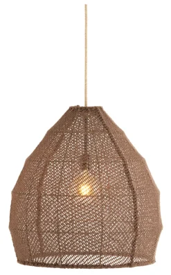 Hanglamp Makassar kleur Donkerbruin